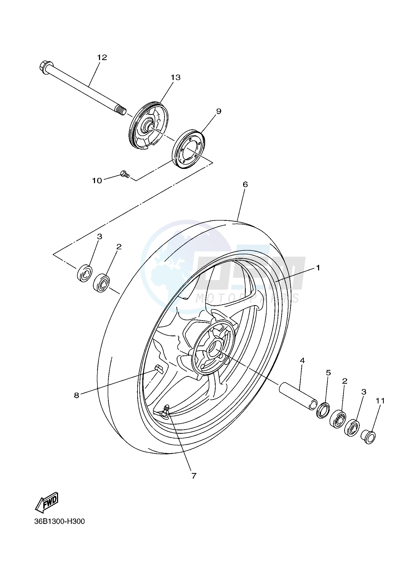 FRONT WHEEL image