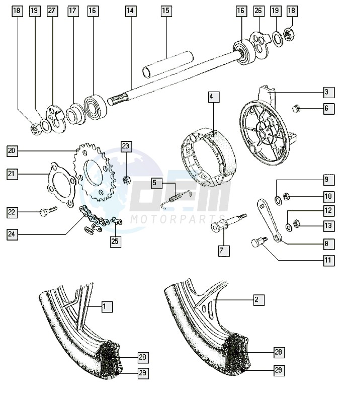 Rear wheel-alu image