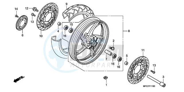 FRONT WHEEL image