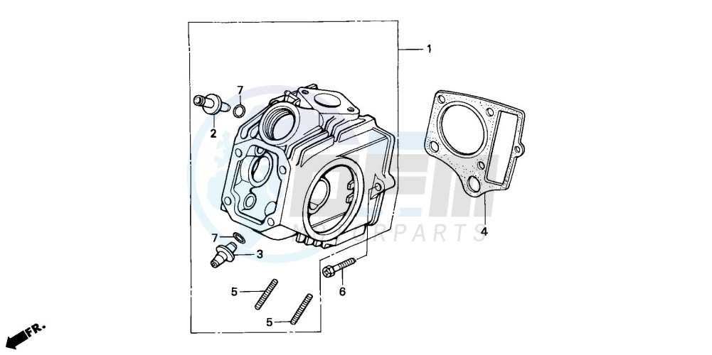 CYLINDER HEAD blueprint