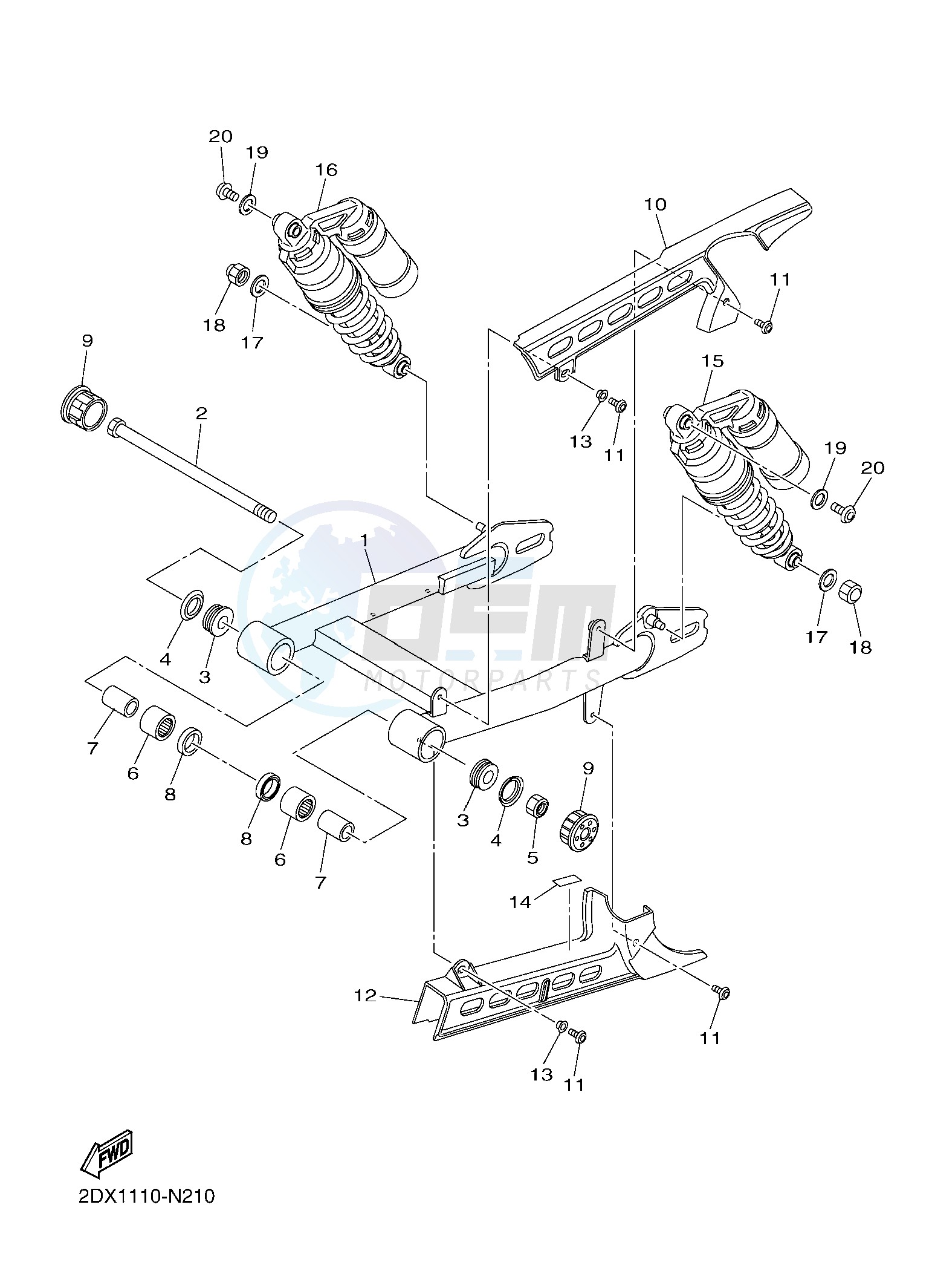 REAR ARM & SUSPENSION image