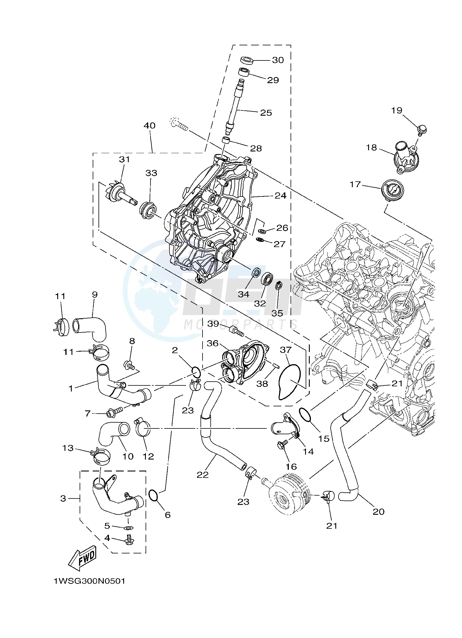 WATER PUMP image