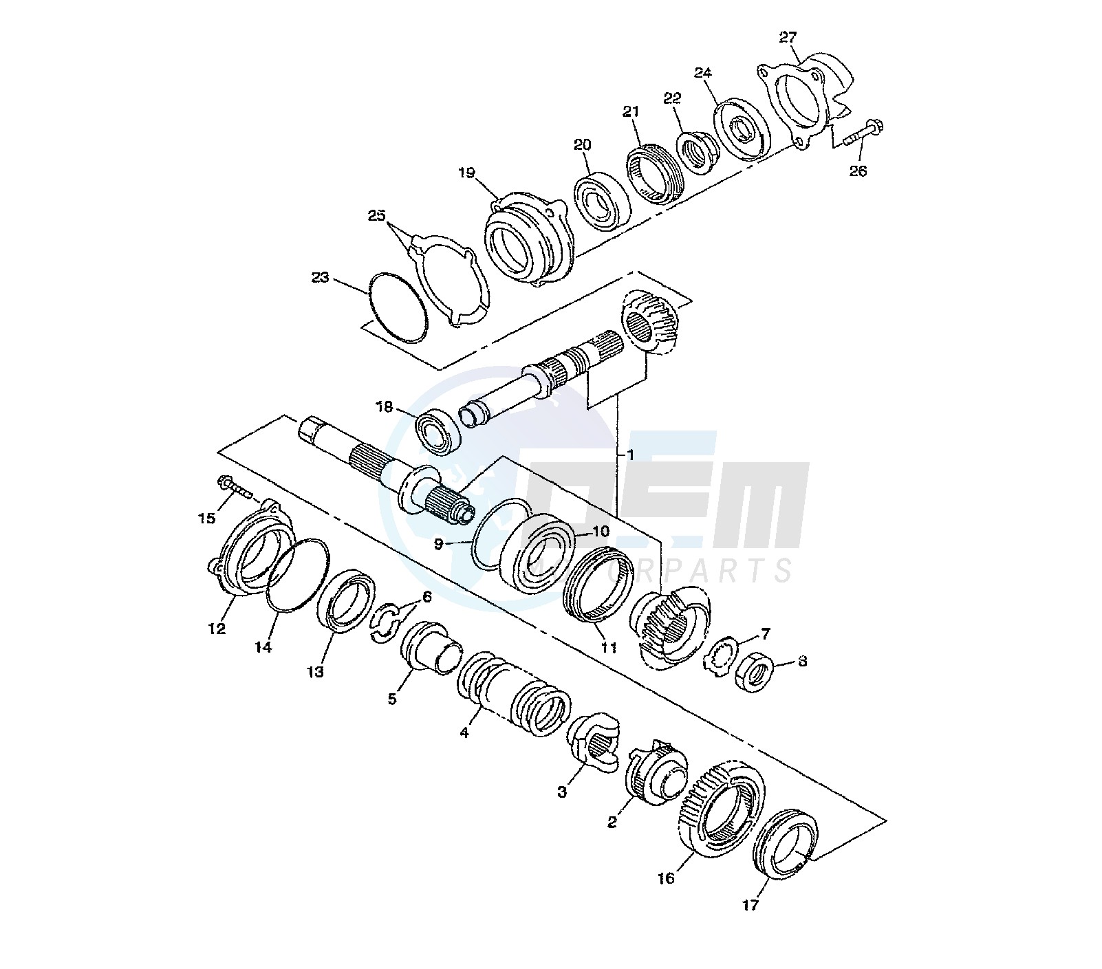 FRONT BEVEL GEAR image