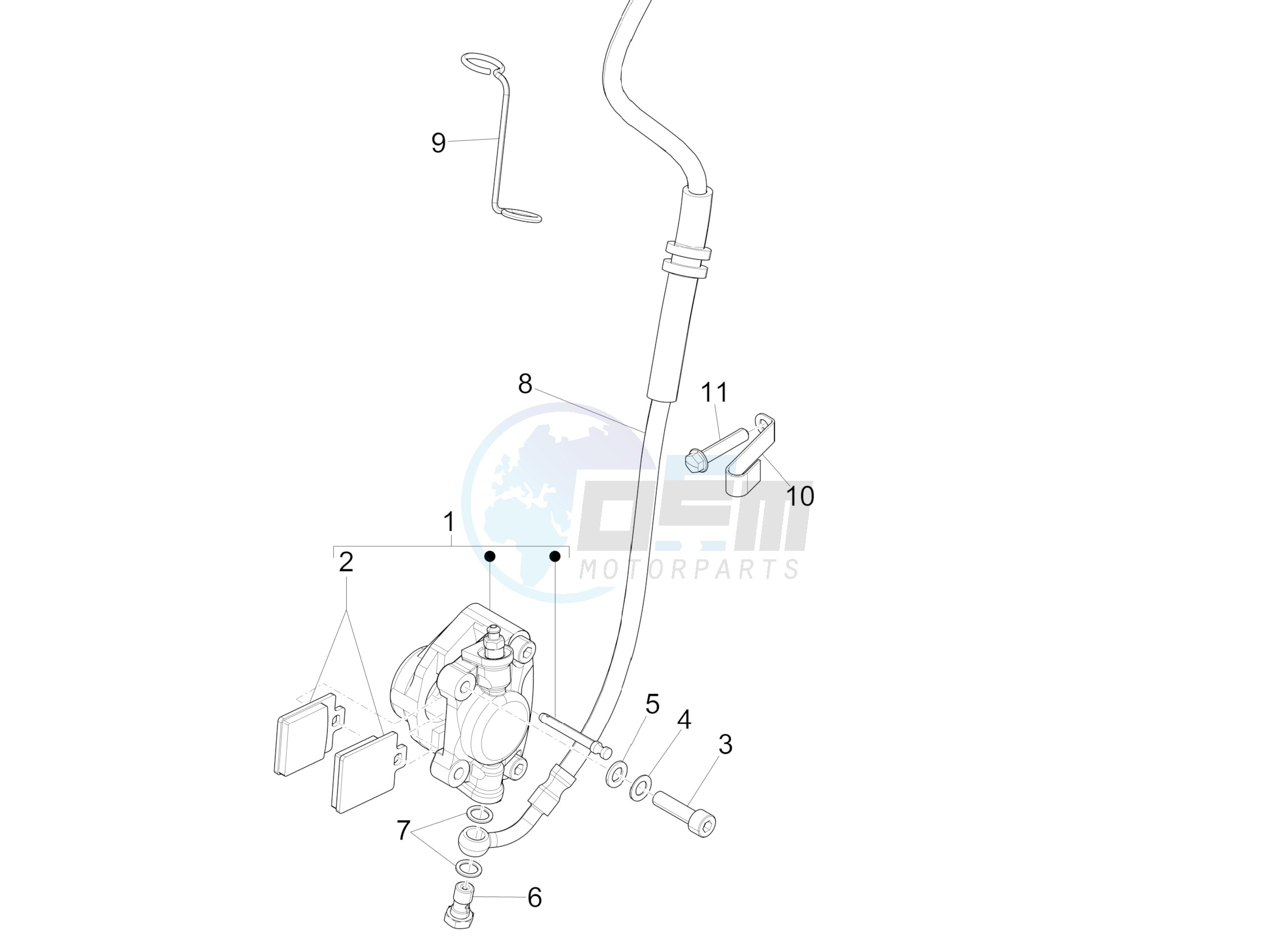 Brakes pipes - Calipers image