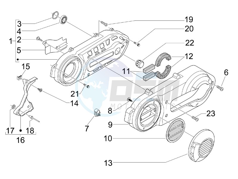 Crankcase cover - Crankcase cooling image