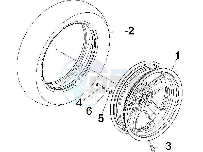 Front wheel image