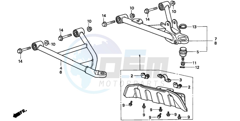 FRONT ARM/FRONT GUARD blueprint