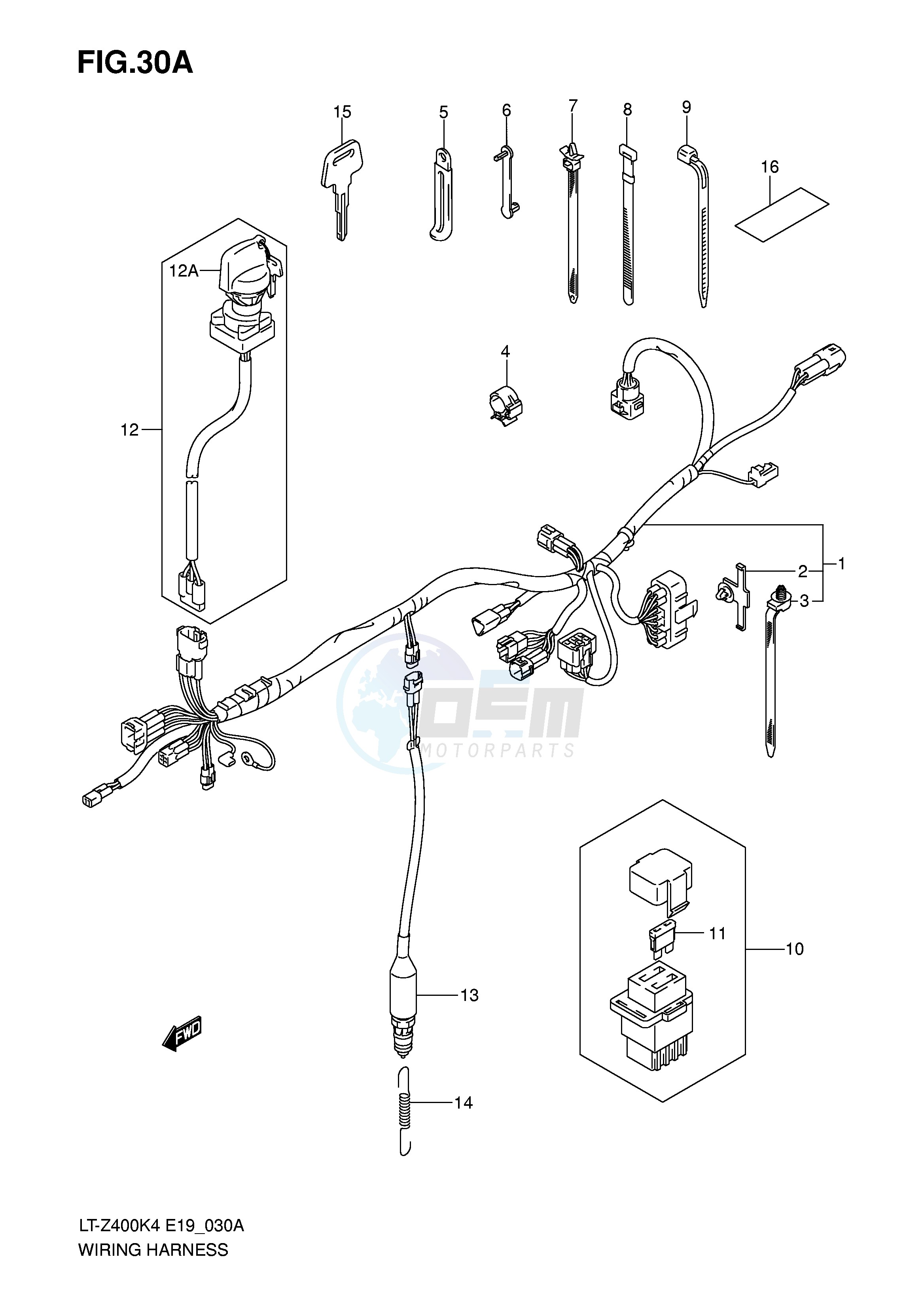 WIRING HARNESS (MODEL K5 K6 K7) image