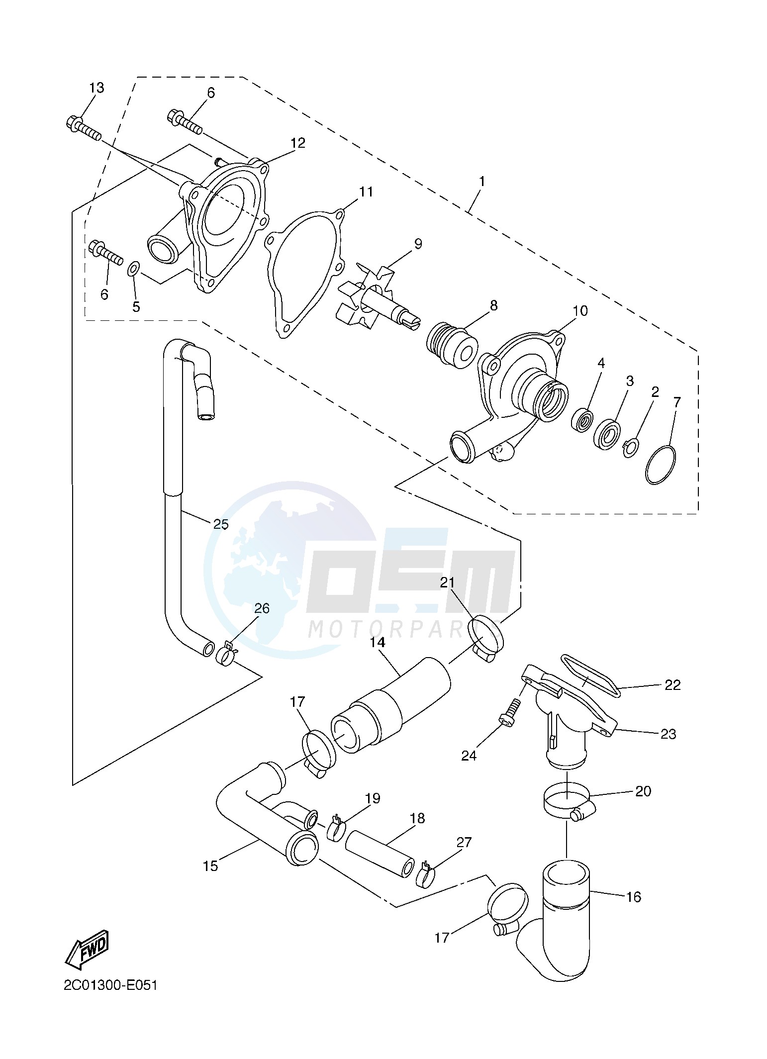 WATER PUMP blueprint