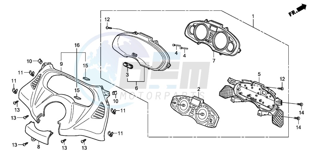 SPEEDOMETER (FES1257/A7)(FES1507/A7) image