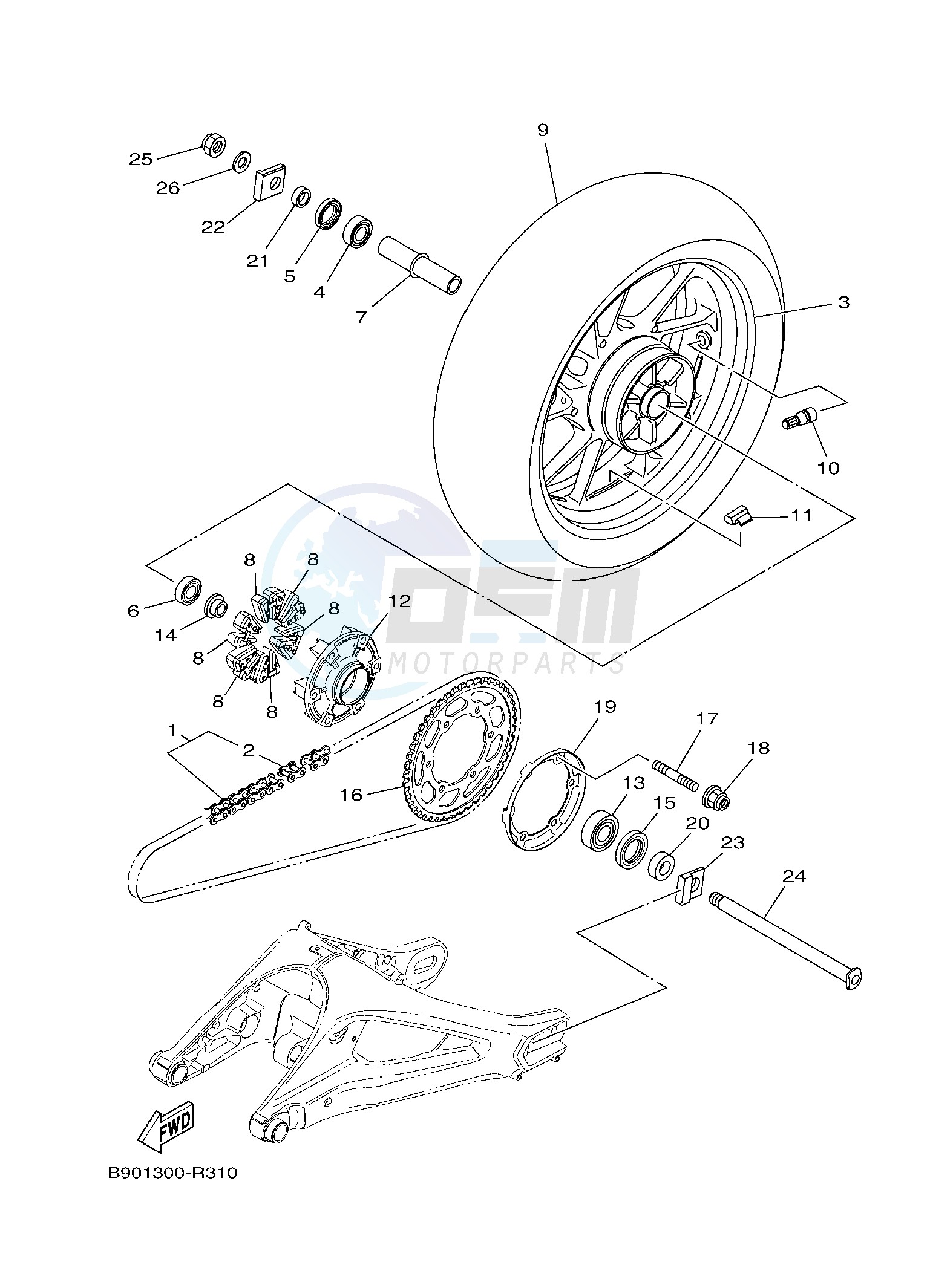 REAR WHEEL image