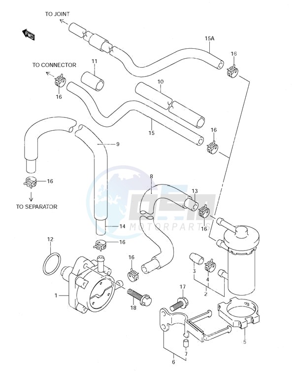 Fuel Pump (S/N 680686 & Newer) blueprint