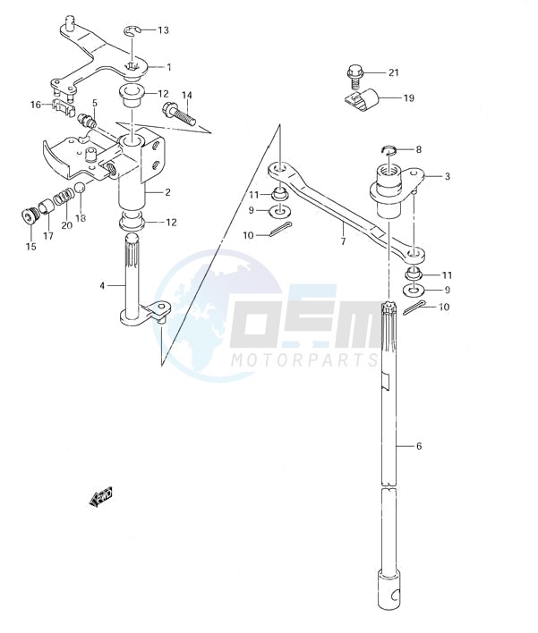 Clutch Shaft (S/N 681518 & Newer) image