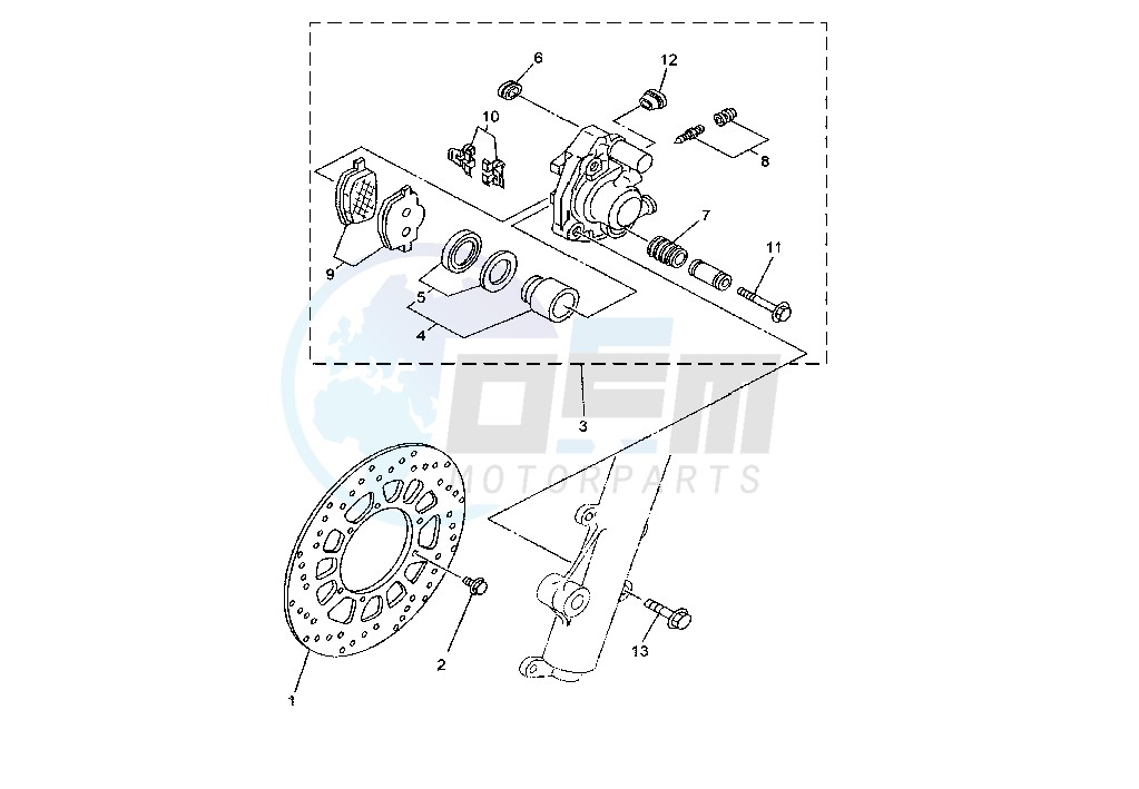 FRONT BRAKE CALIPER image