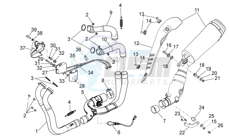 Exhaust pipe I blueprint