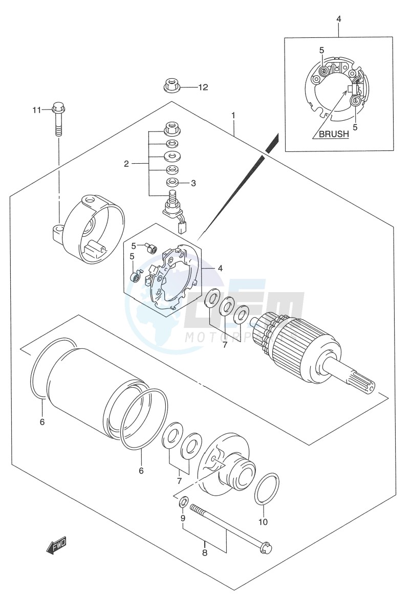 STARTING MOTOR (MODEL K9) image