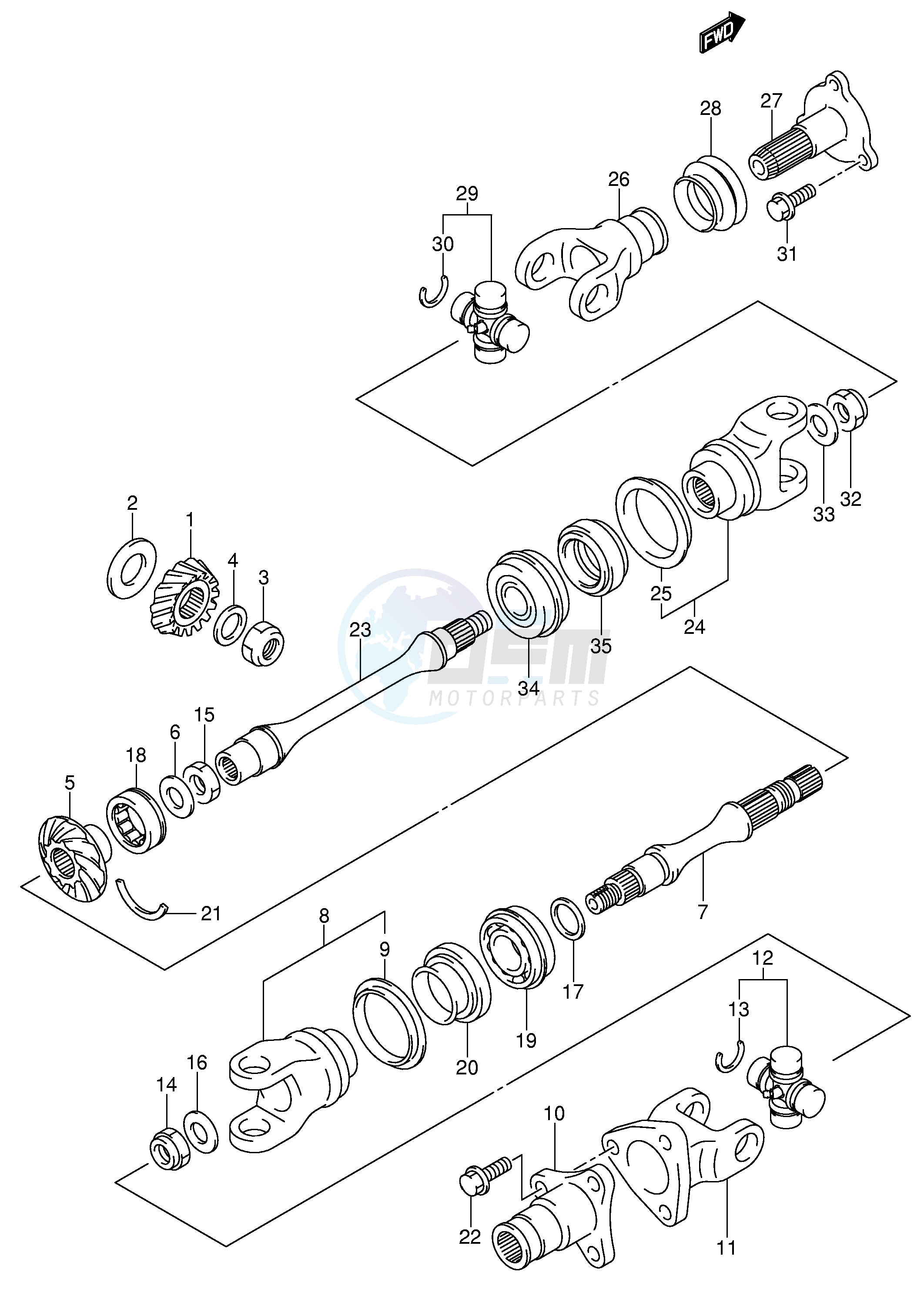 SECONDARY DRIVE image