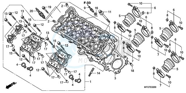 CYLINDER HEAD blueprint