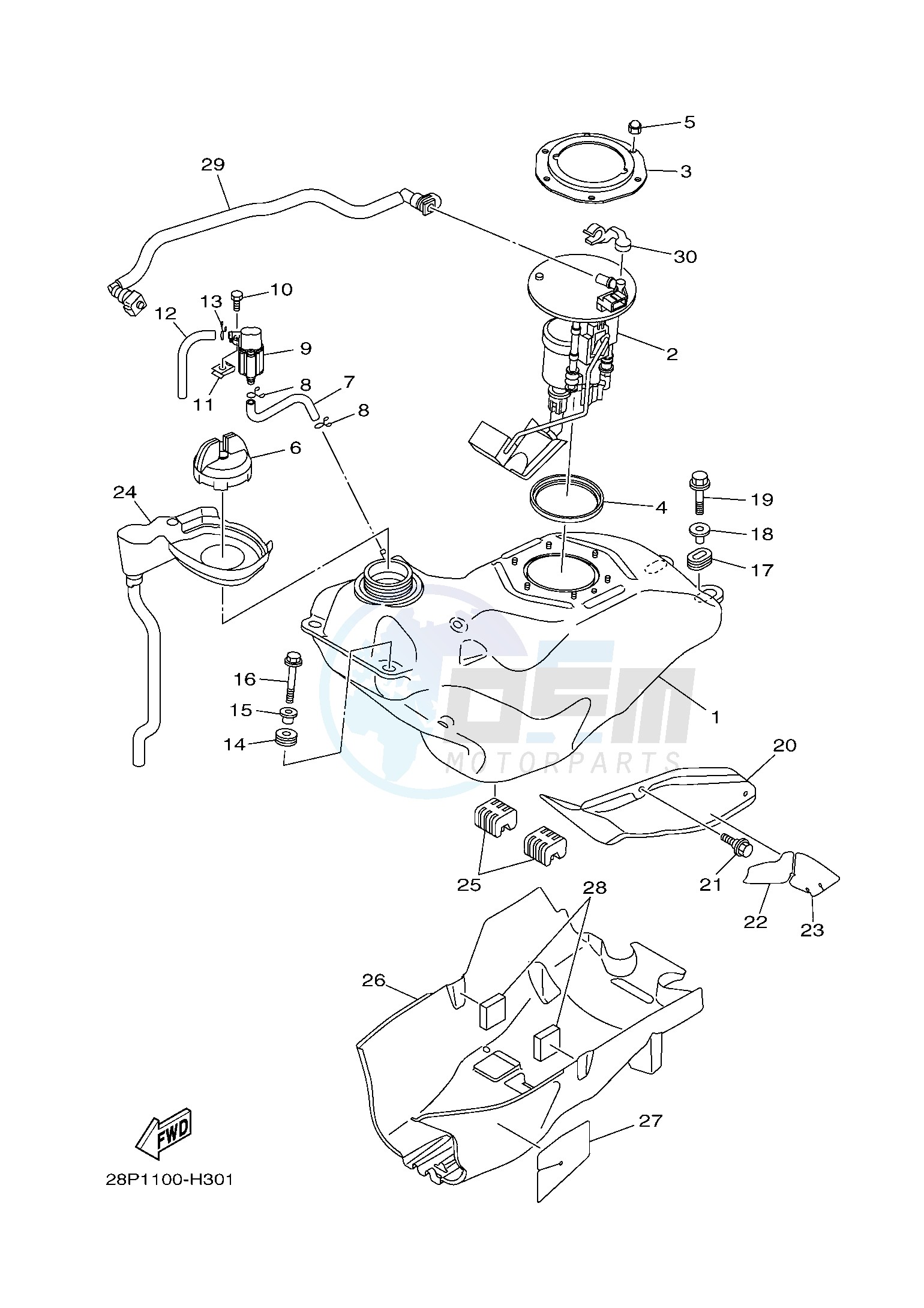 FUEL TANK blueprint