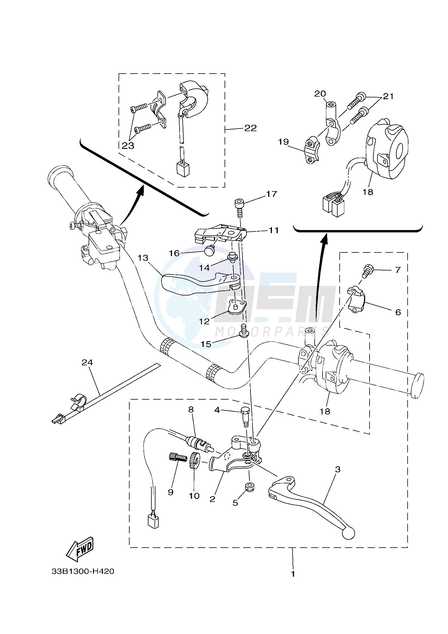 HANDLE SWITCH & LEVER image