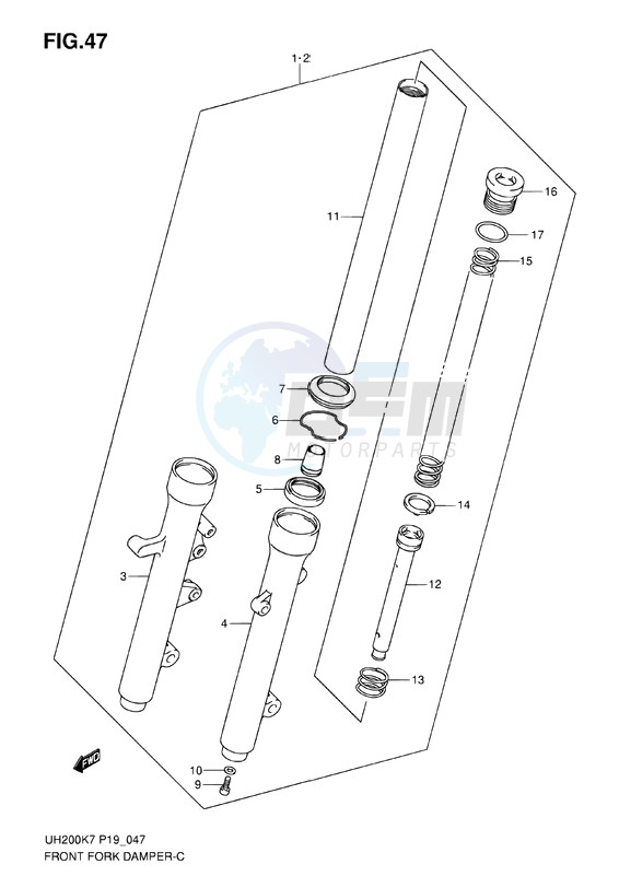 FRONT FORK DAMPER image