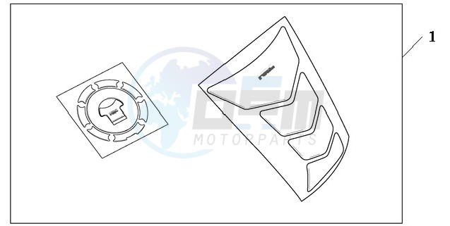 TANKPAD / FUEL LID COVER image