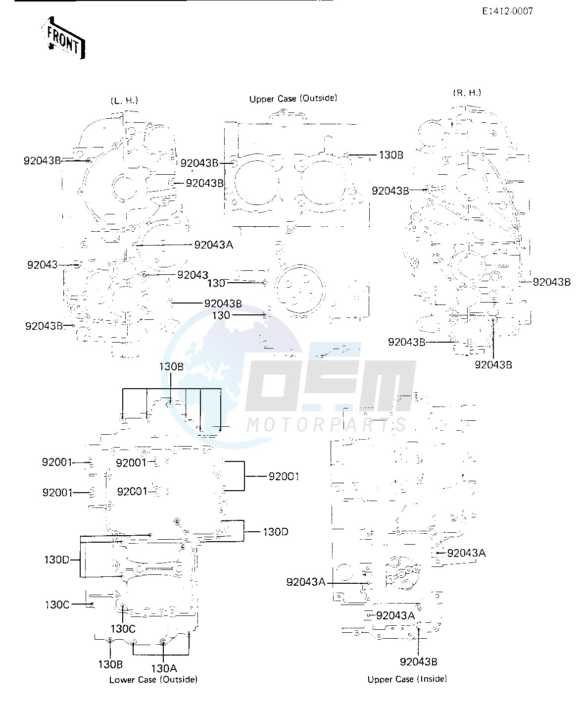 CRANKCASE BOLT PATTERN image