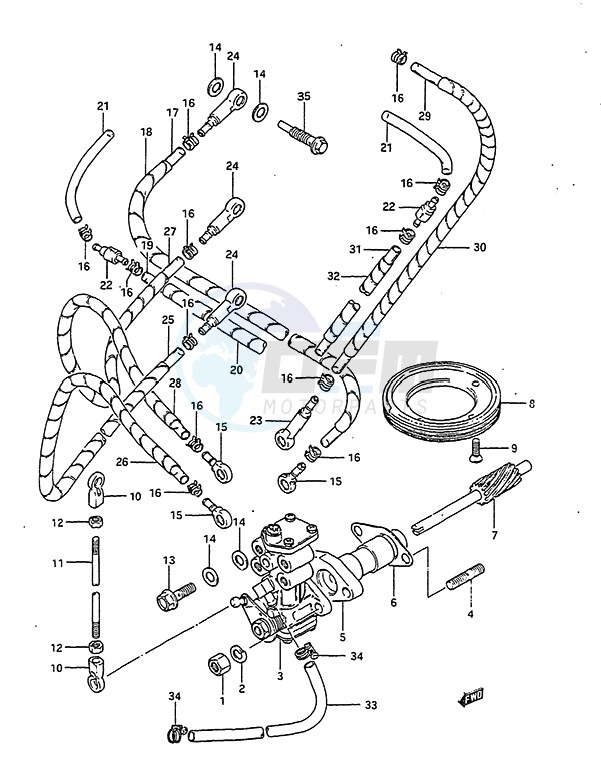 Oil Pump (1983) blueprint