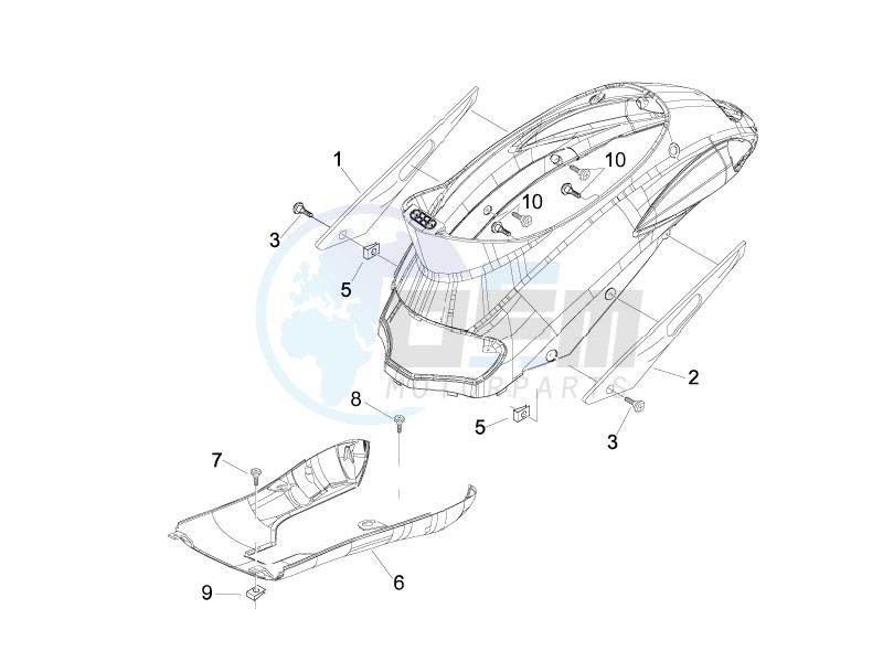 Side cover - Spoiler blueprint