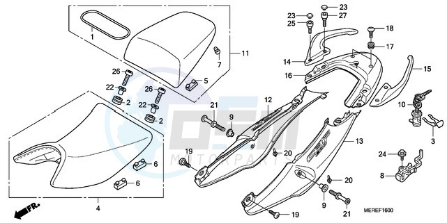 SEAT/SEAT COWL blueprint