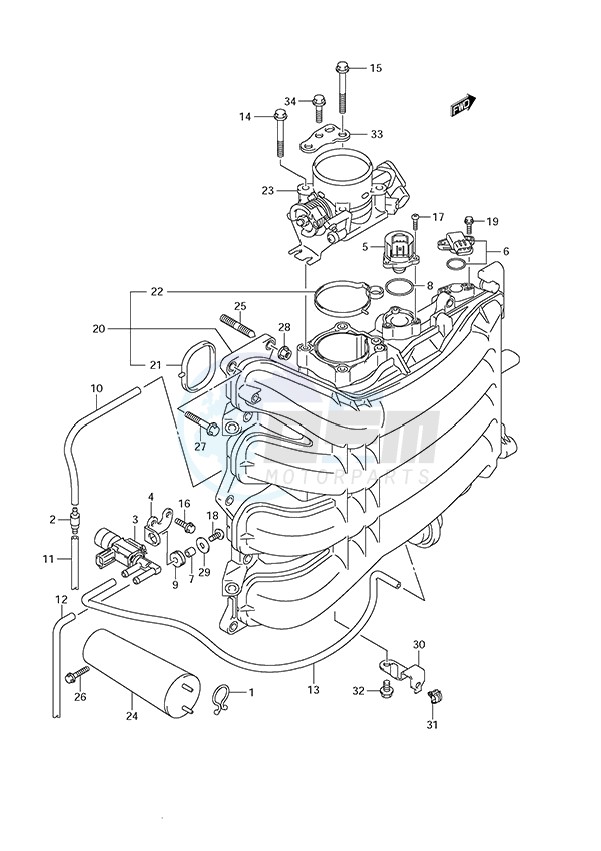 Intake Manifold/Throttle Body image