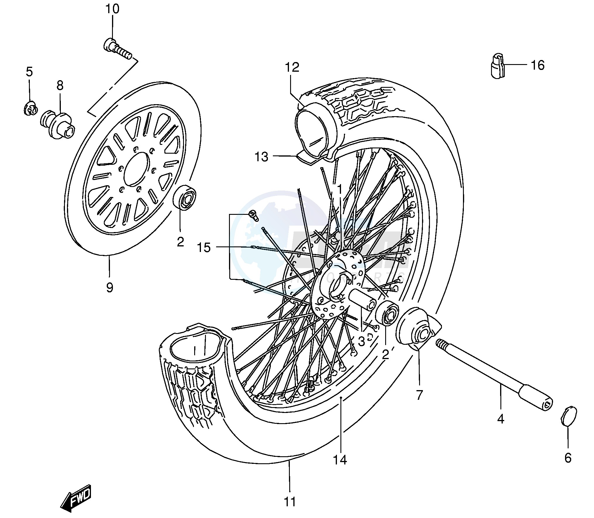 FRONT WHEEL image