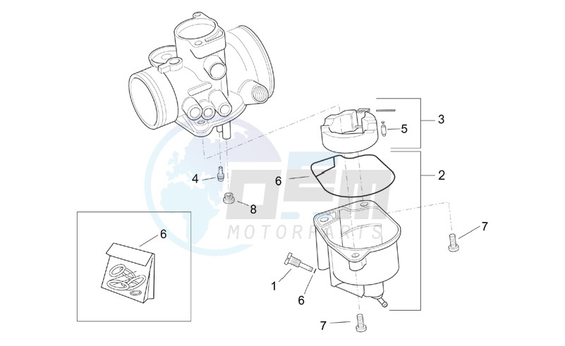 Carburettor Dell Orto III blueprint