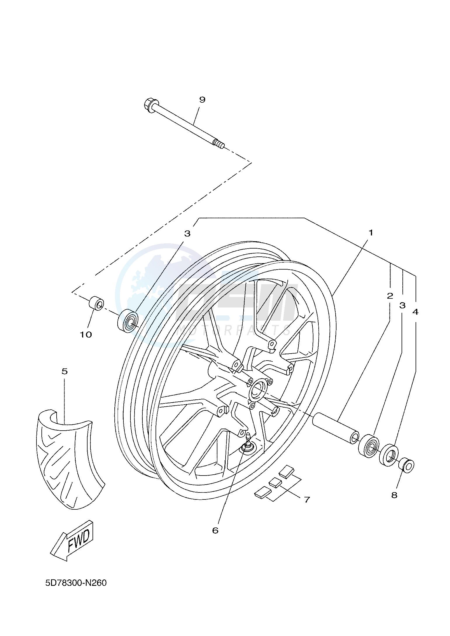 FRONT WHEEL image