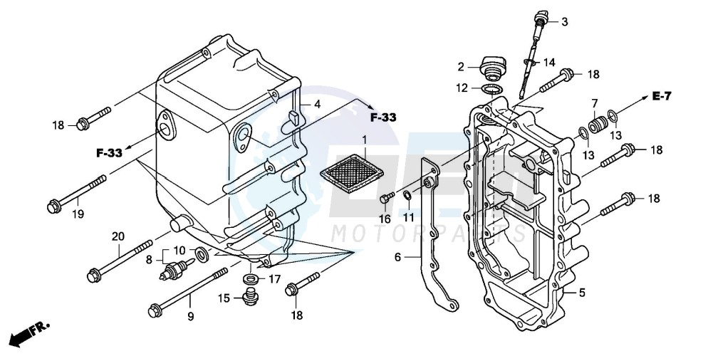 OIL TANK (TRX500FA1/2/3/4) image