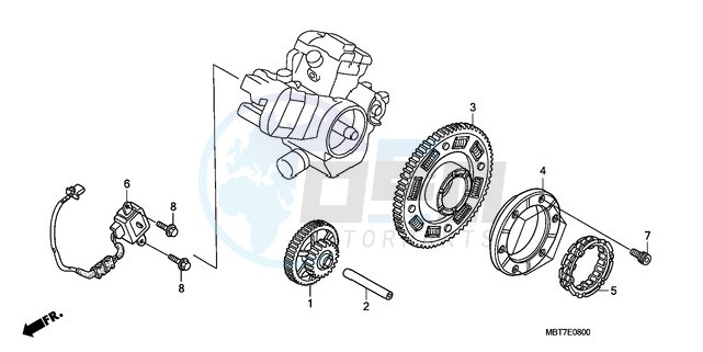 PULSE GENERATOR/ STARTING CLUTCH image