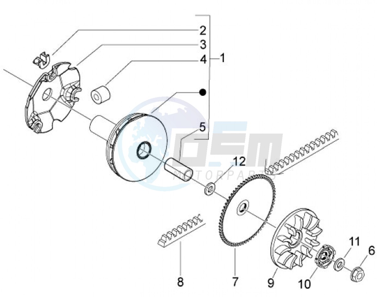 Variator assembly (Positions) image
