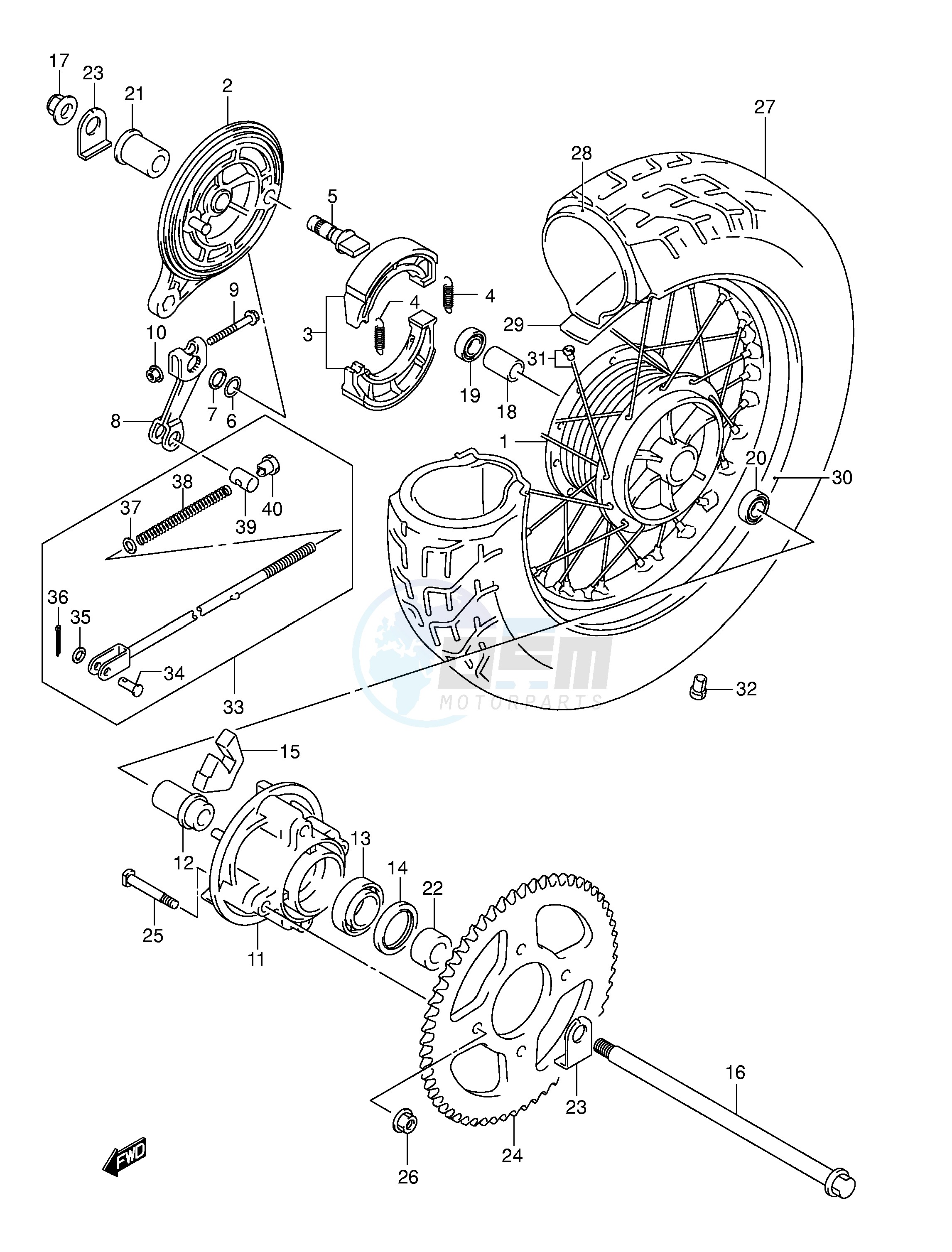 REAR WHEEL image