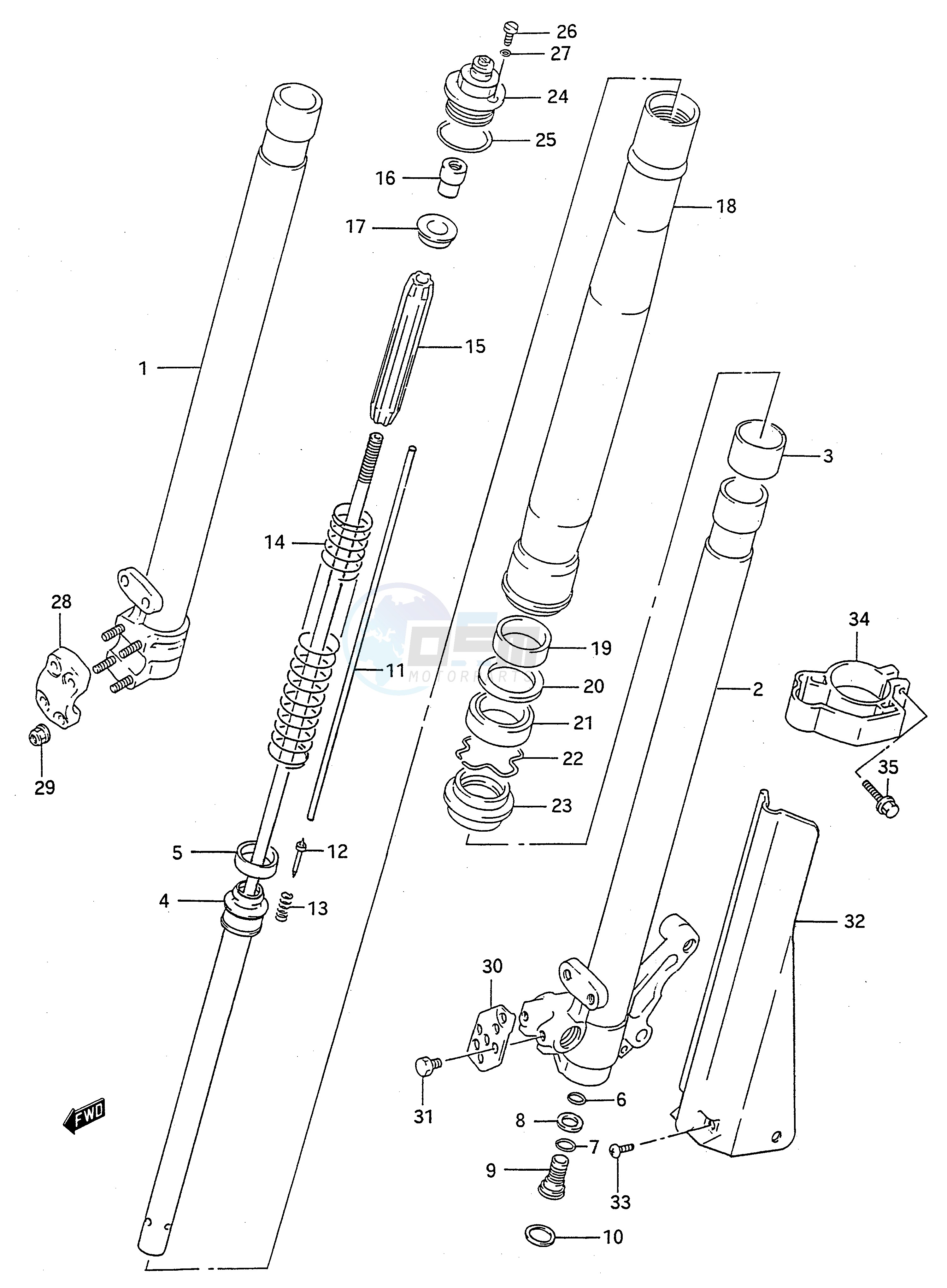 FRONT DAMPER (MODEL N) image