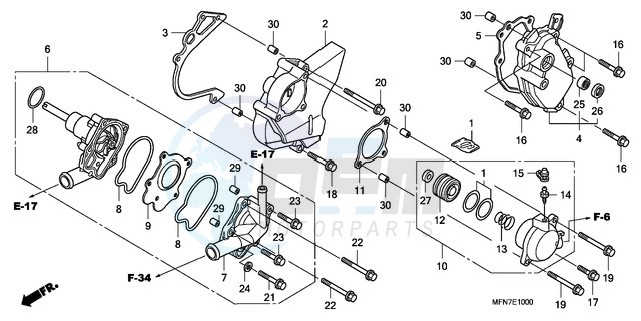 WATER PUMP image