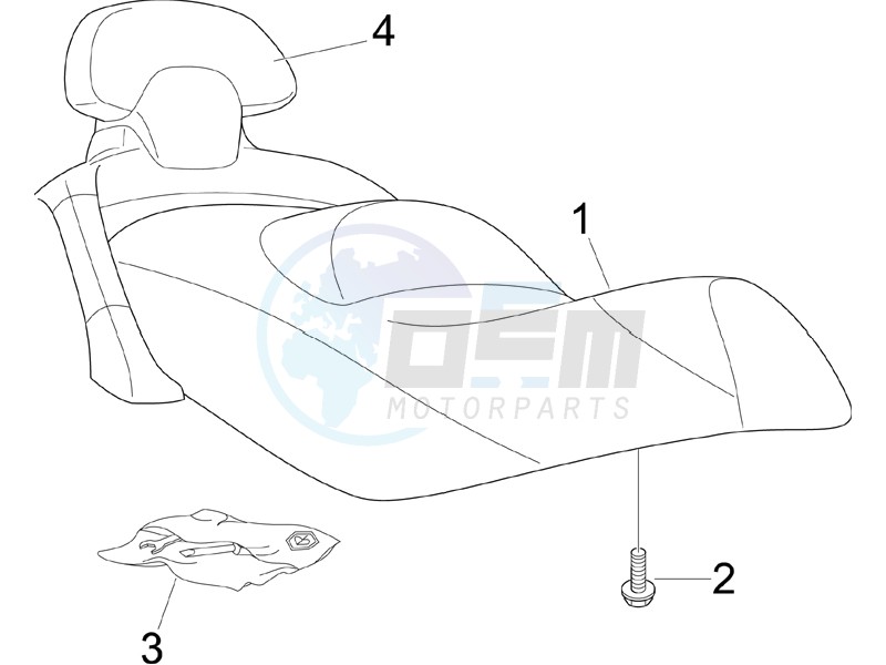 Saddle/seats blueprint