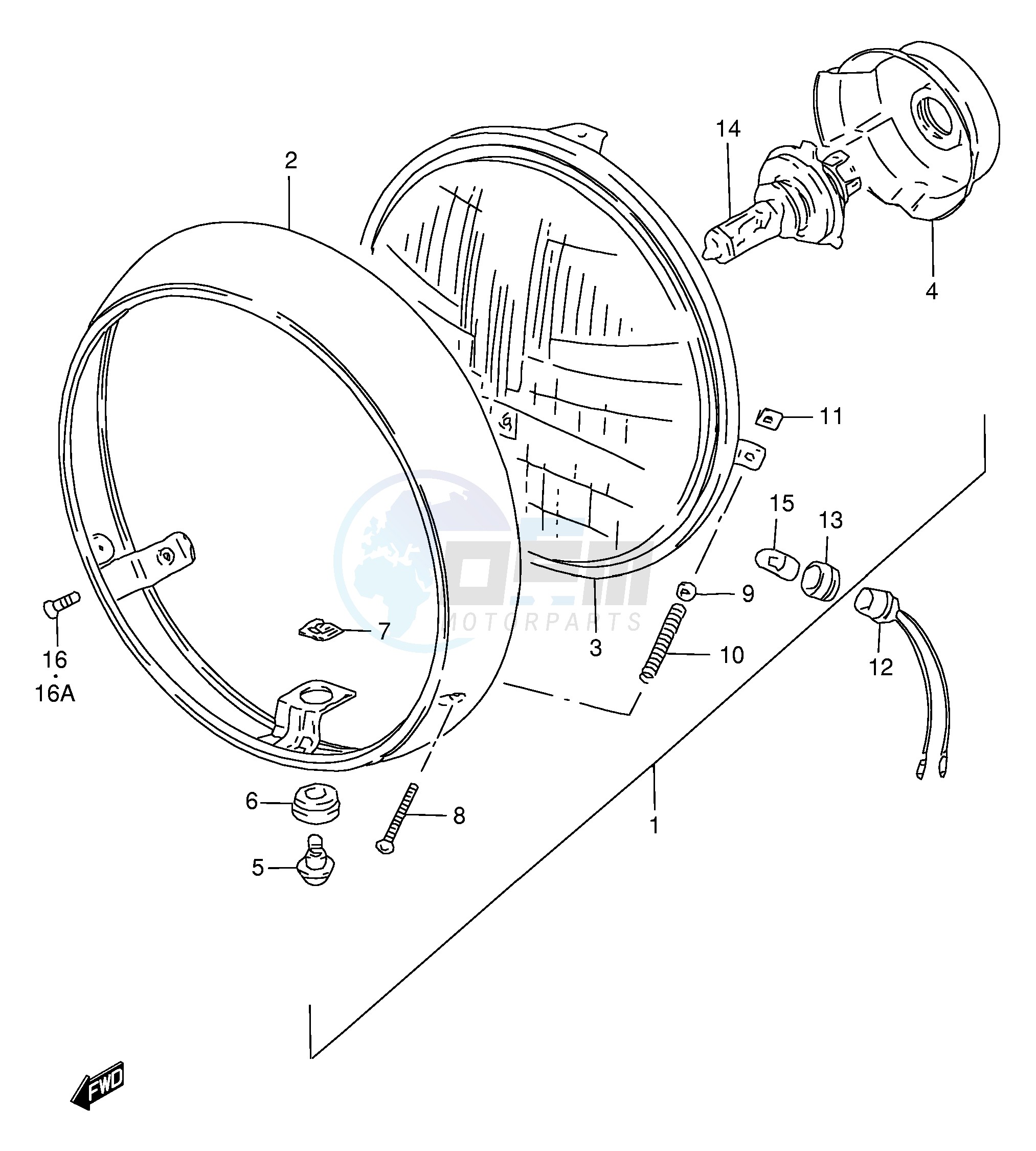 HEADLAMP (E4) image