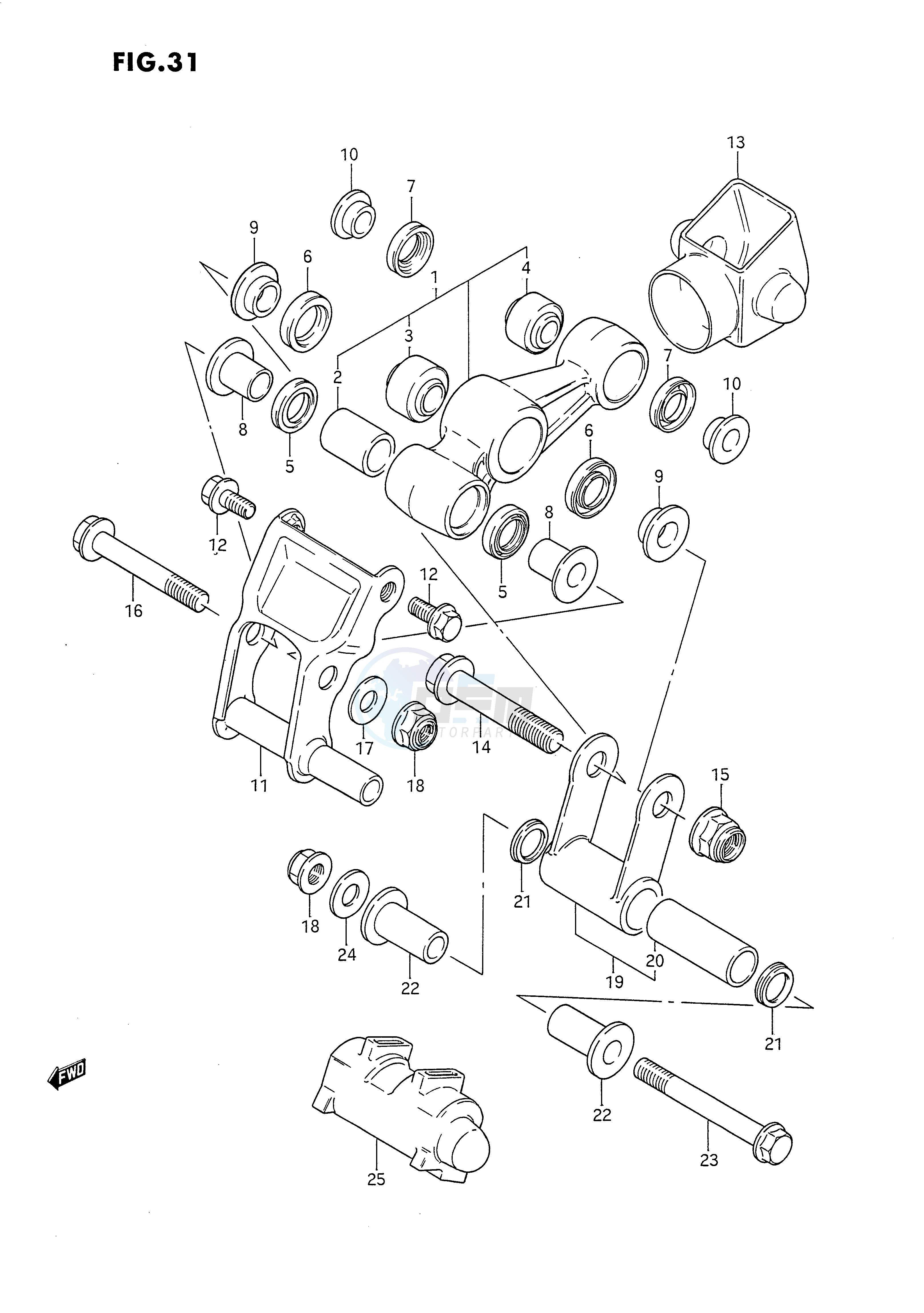 CUSHION LEVER blueprint