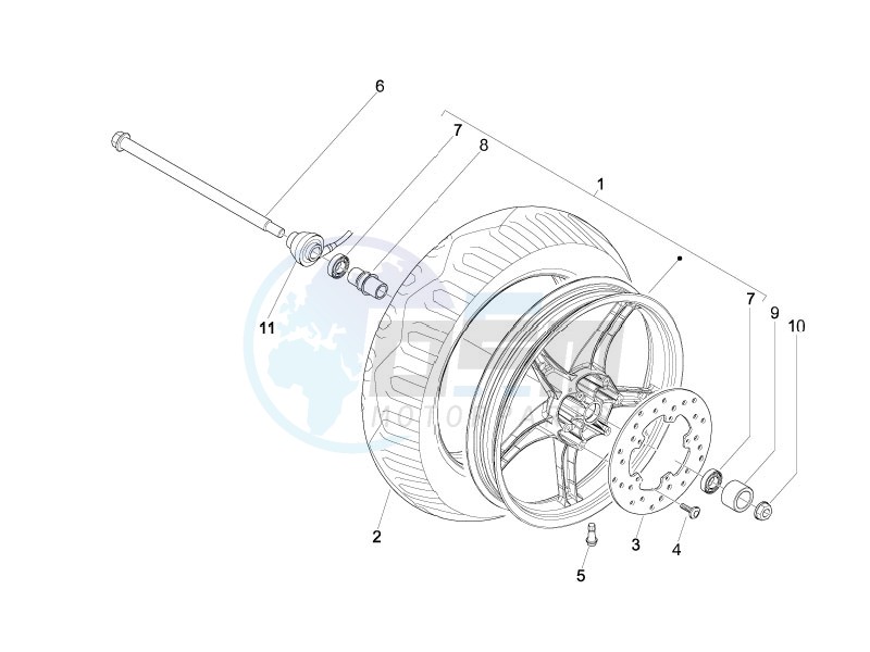 Front wheel image