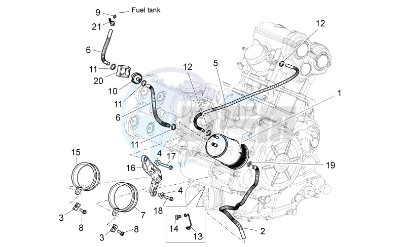 Fuel vapour recover system image