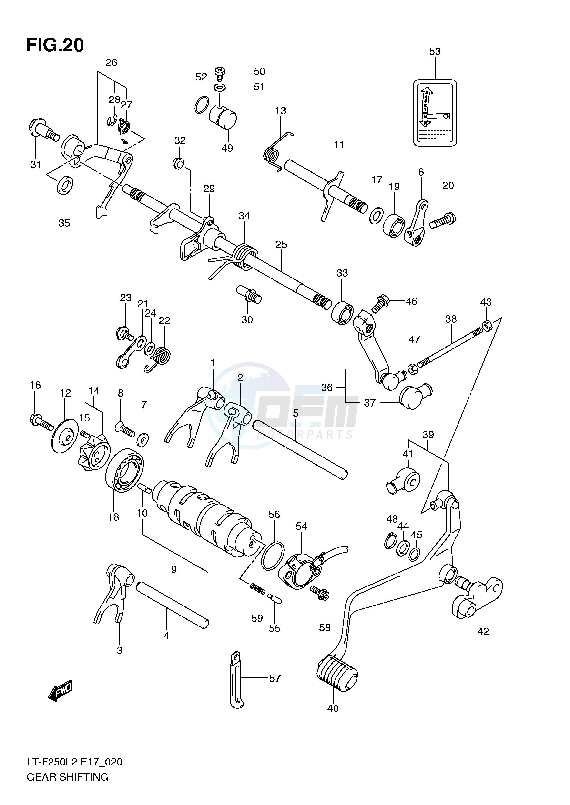 GEAR SHIFTING (LT-F250L2 E17) blueprint