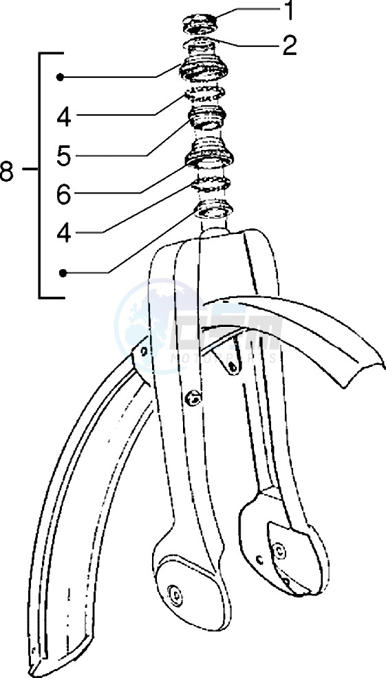 Fork-steering bearings image
