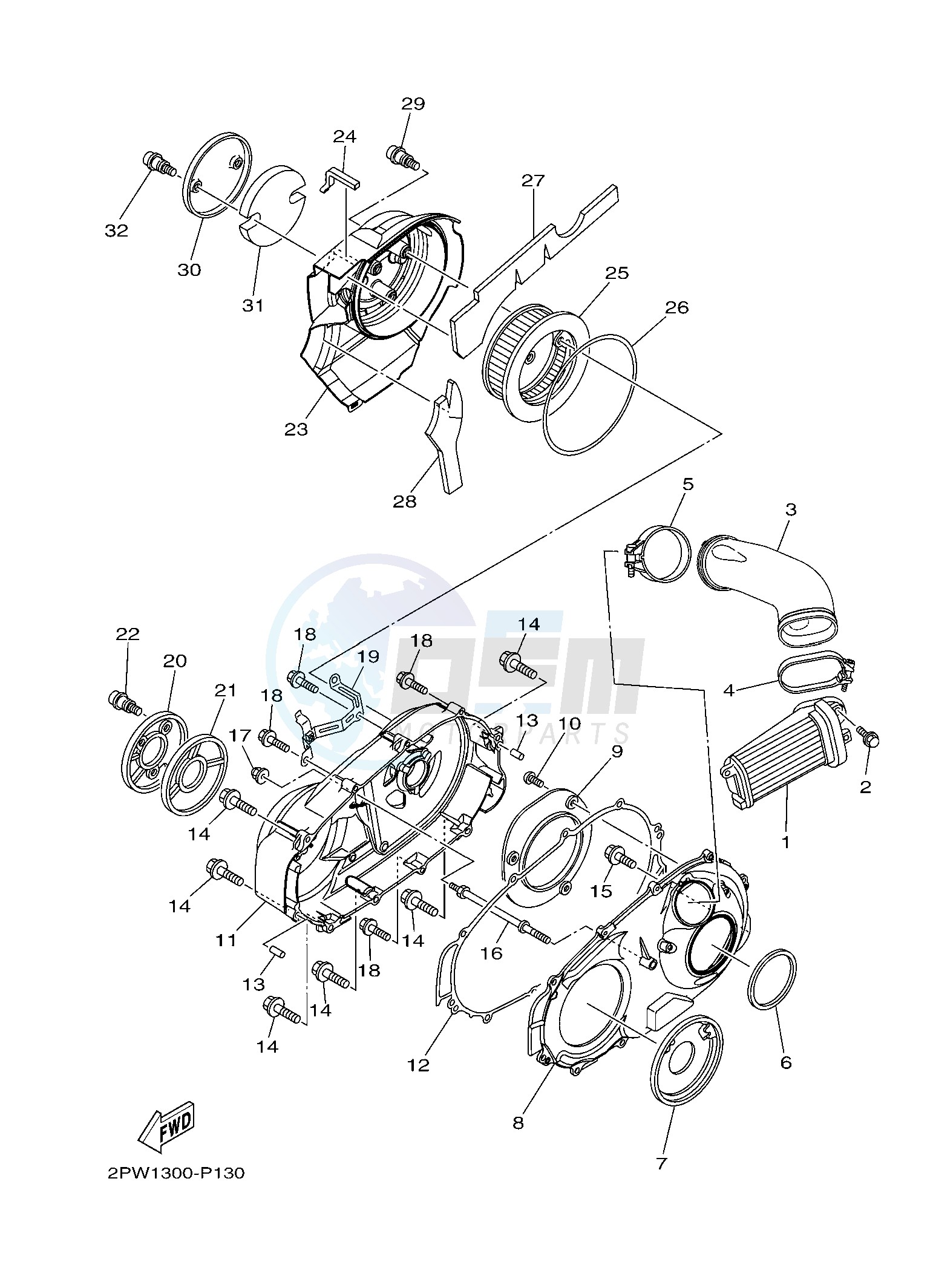 CRANKCASE COVER 2 image