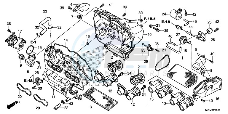 AIR CLEANER blueprint