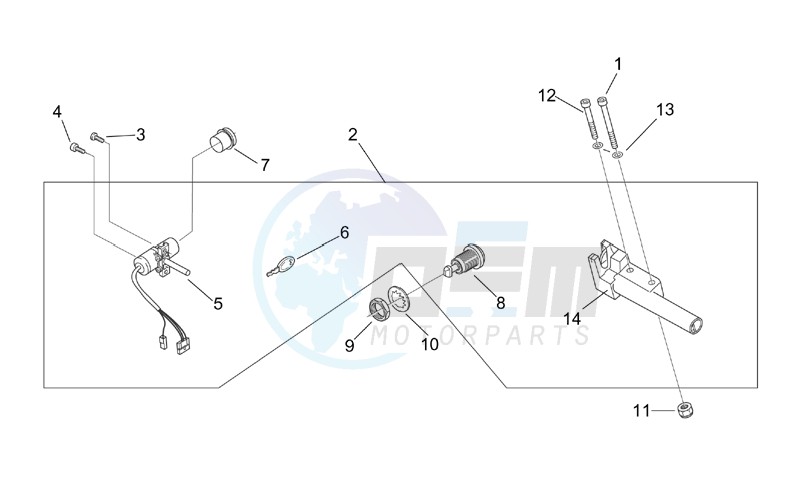 Lock hardware kit image